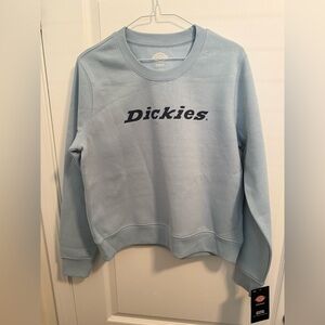 Dickies Women's Light Blue Crew Neck Sweater